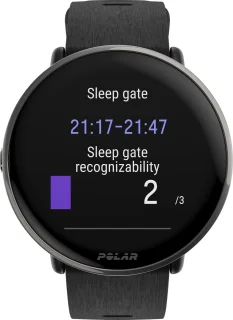 Polar Ignite 3 Titanium Fitness Smartwatch Zwart S-L