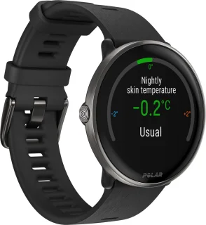 Polar Ignite 3 Titanium Fitness Smartwatch Zwart S-L