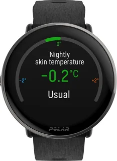 Polar Ignite 3 Titanium Fitness Smartwatch Zwart S-L