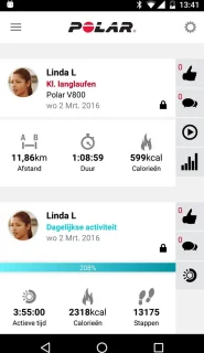 Polar M430 Hardloophorloge Zwart