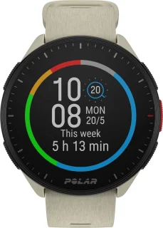 Polar Pacer GPS Hardloophorloge Cloud White S-L