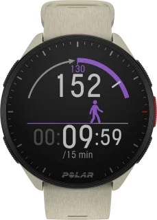 Polar Pacer GPS Hardloophorloge Cloud White S-L