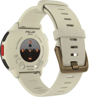 Polar Pacer GPS Hardloophorloge Cloud White S-L