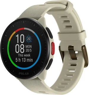 Polar Pacer GPS Hardloophorloge Cloud White S-L