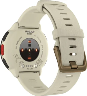 Polar Pacer GPS Hardloophorloge Cloud White S-L