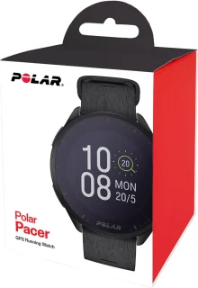 Polar Pacer GPS Hardloophorloge Night Black S-L
