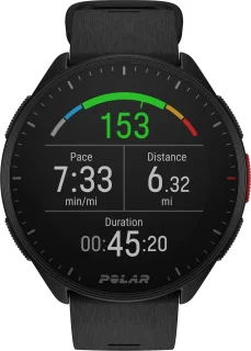Polar Pacer GPS Hardloophorloge Night Black S-L
