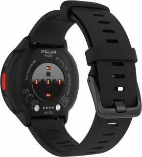 Polar Pacer GPS Hardloophorloge Night Black S-L