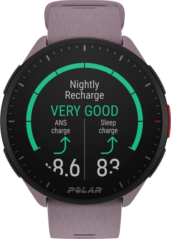 Polar Pacer GPS Hardloophorloge Purple Dusk S-L review