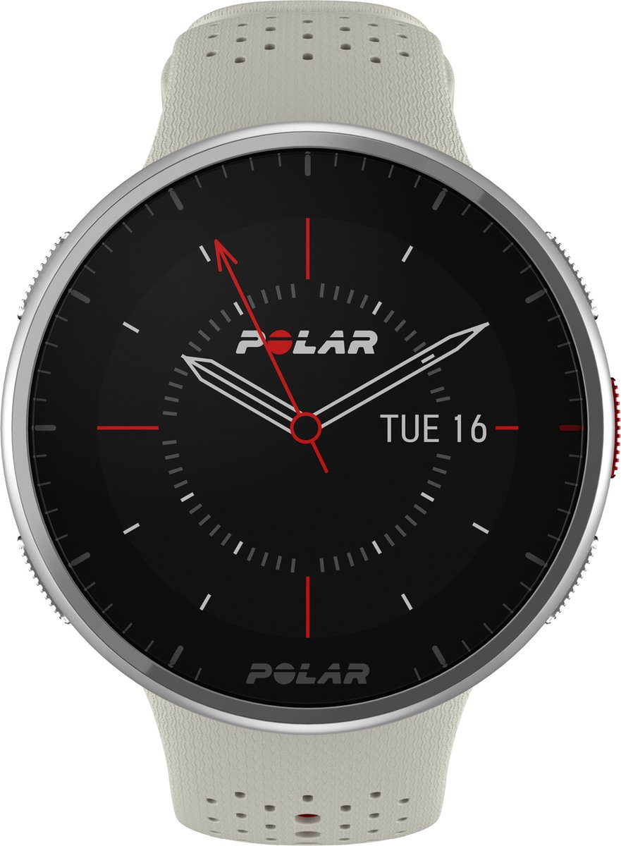 Polar Pacer Pro GPS Hardloophorloge Snow White S-L