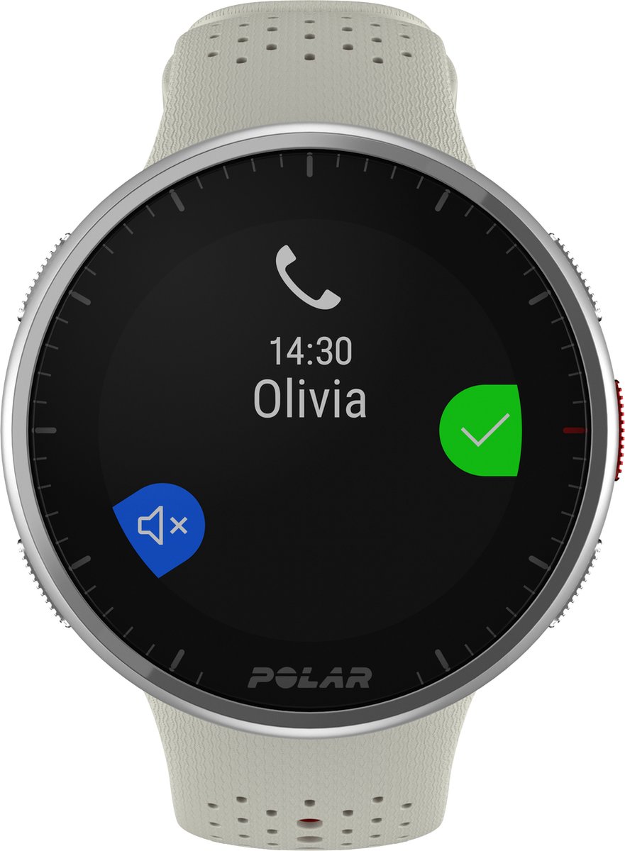 Polar Pacer Pro GPS Hardloophorloge Snow White S-L
