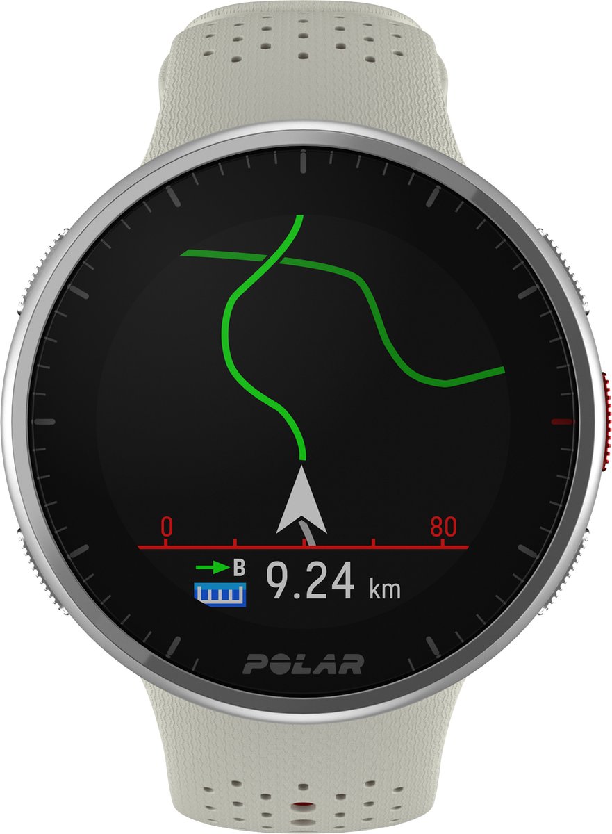 Polar Pacer Pro GPS Hardloophorloge Snow White S-L
