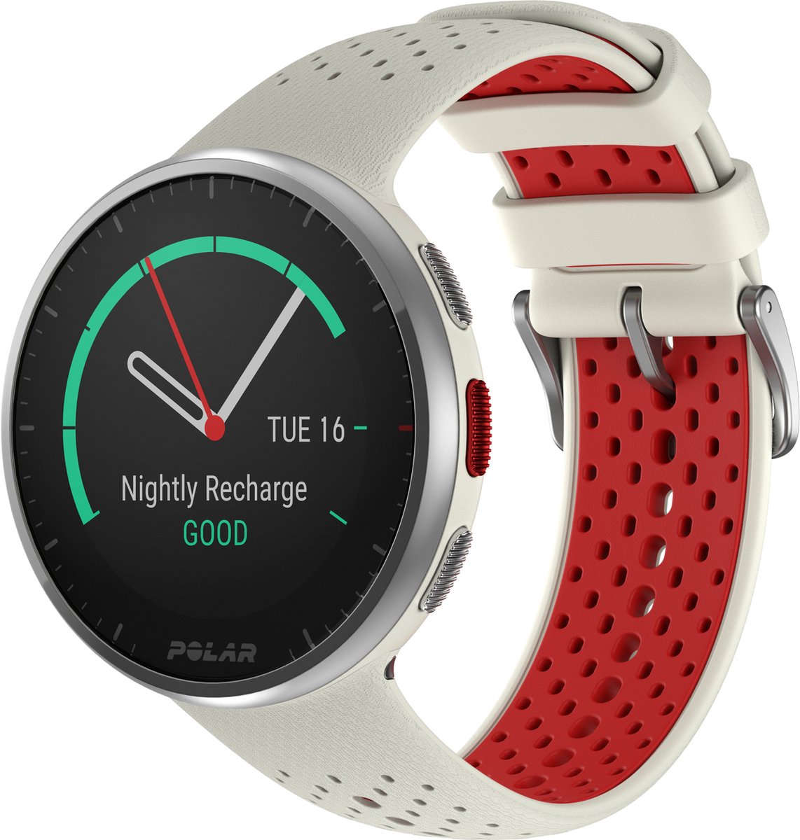 Polar Pacer Pro GPS Hardloophorloge Snow White S-L
