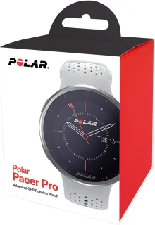 Polar Pacer Pro GPS Hardloophorloge Snow White S-L