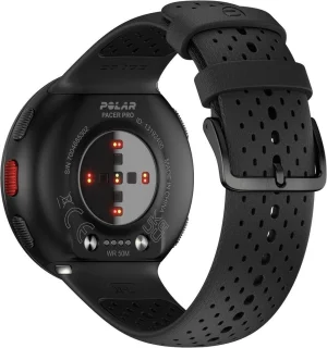 Polar Pacer Pro HR Hardloophorloge Carbon Gray S-L