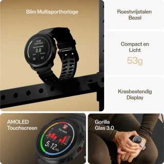 Polar Vantage M3 Multisport Smartwatch Zwart S/M-L