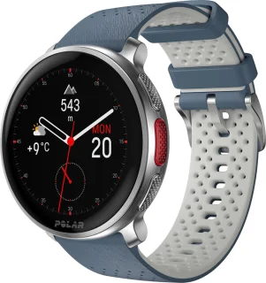 Polar VANTAGE V3 Sport Smartwatch Blauw/Zilver
