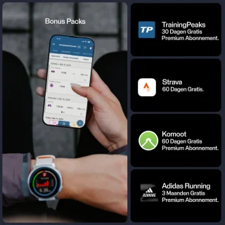 Polar VANTAGE V3 Sport Smartwatch Blauw/Zilver