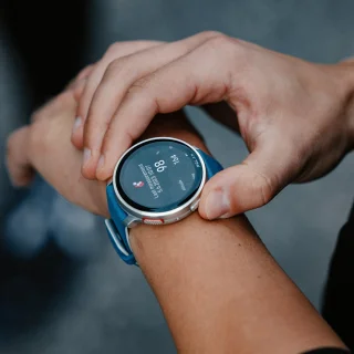 Polar VANTAGE V3 Sport Smartwatch Blauw/Zilver