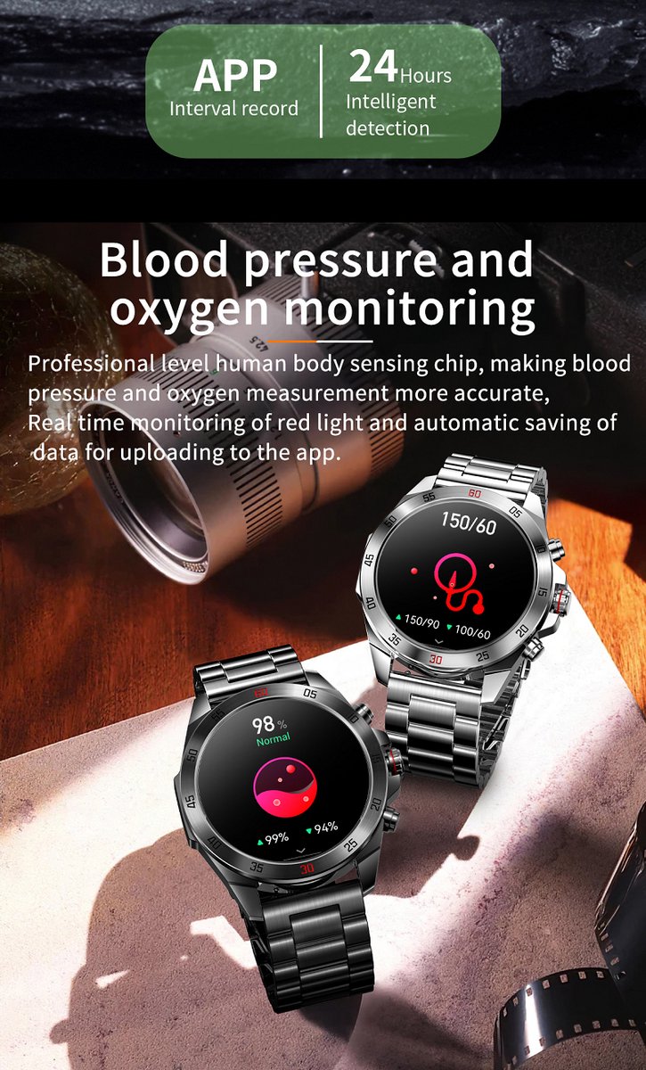 Pro-Care Excellent Quality Smartwatch 1.43 inch zwart