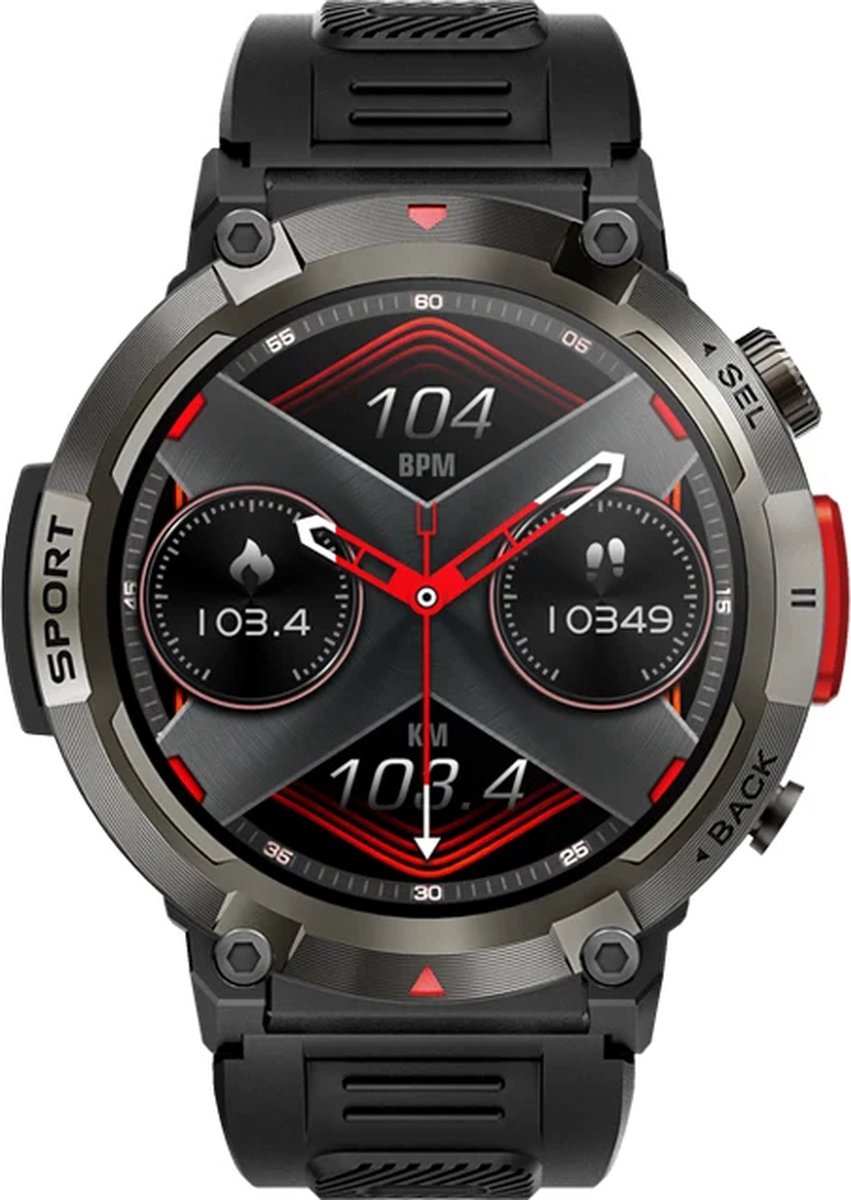 Pro-Care Excellent Quality Smartwatch 1.45" AMOLED zwart