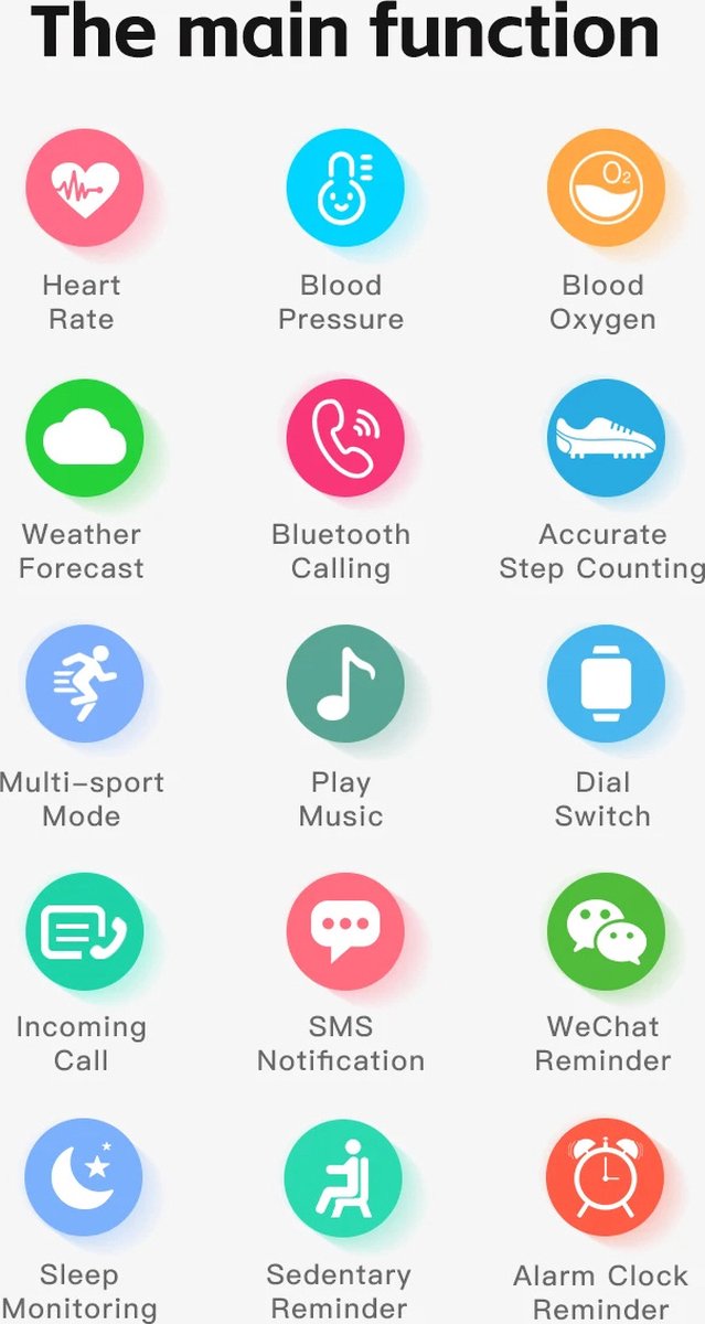 Pro-Care Excellent Quality Smartwatch 1.45" AMOLED zwart