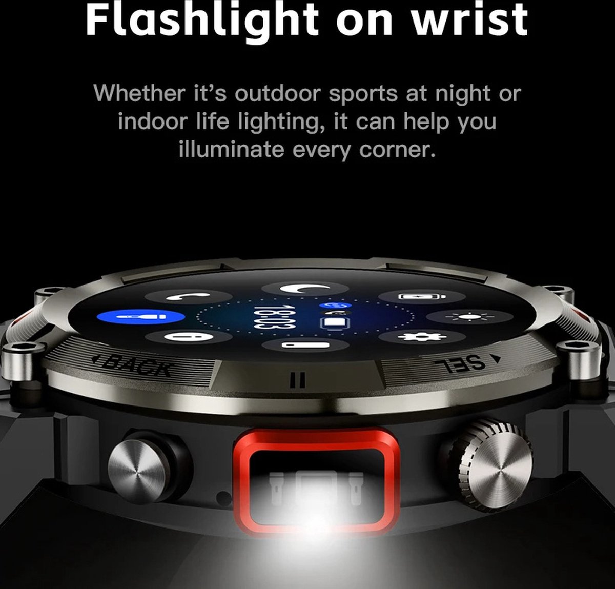 Pro-Care Excellent Quality Smartwatch 1.45" AMOLED zwart