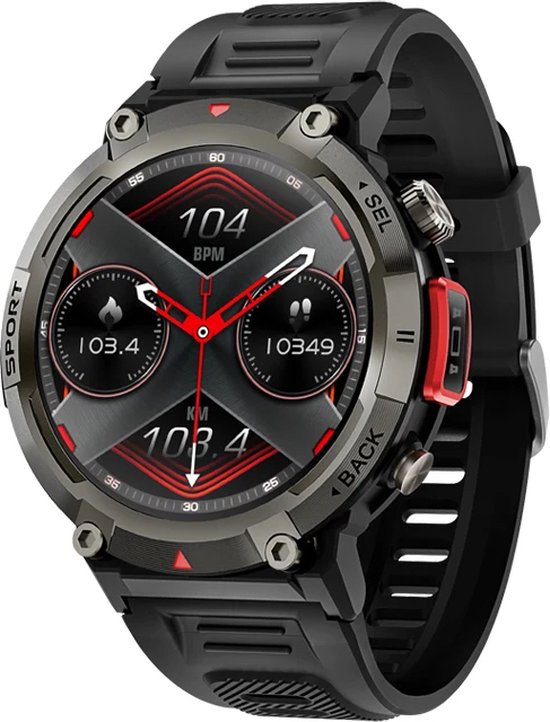 Pro-Care Excellent Quality Smartwatch 1.45" AMOLED zwart