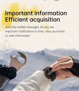 Pro-Care Excellent Quality Smartwatch 1.53 inch Zwart Rood