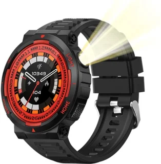 Pro-Care Excellent Quality Smartwatch 1.53 inch Zwart Rood