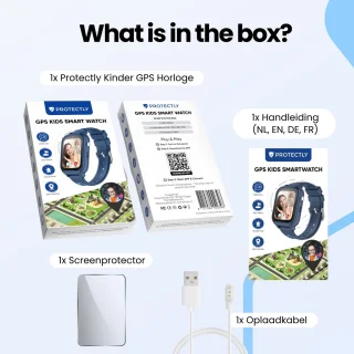 Protectly® Kinder Smartwatch - GPS Horloge