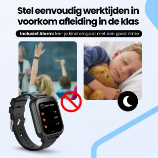 Protectly® Smartwatch Kind 4G GPS Horloge Met Simkaart