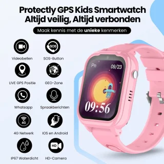 Protectly® Smartwatch voor Kinderen