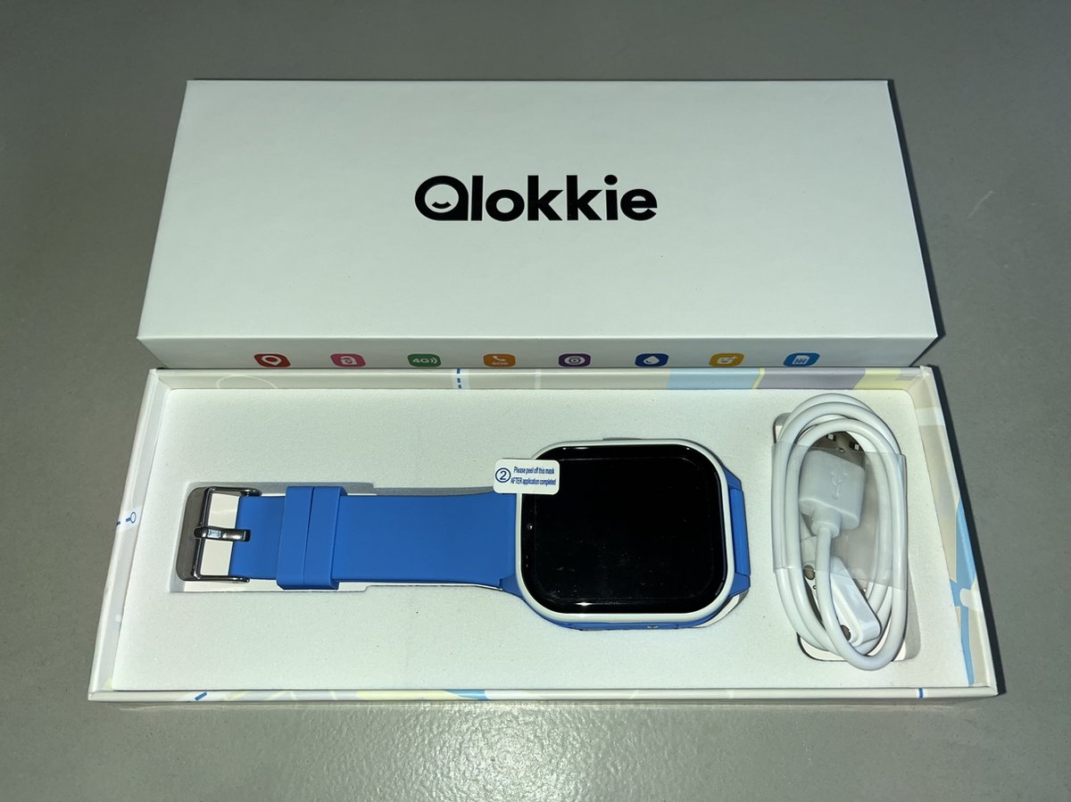Qlokkie Kiddo 23 GPS horloge blauw