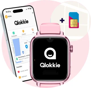 Qlokkie Kiddo Explore GPS Horloge Roze