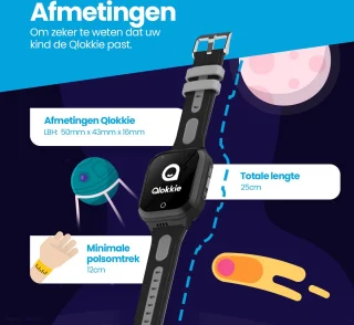 Qlokkie Kiddo GO GPS horloge kind roze