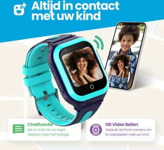 Qlokkie Kiddo GO GPS horloge kind roze