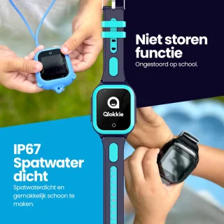 Qlokkie Kiddo GO PLUS GPS Horloge Kind Blauw