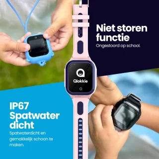 Qlokkie Kiddo GO PLUS GPS Horloge Kind Roze
