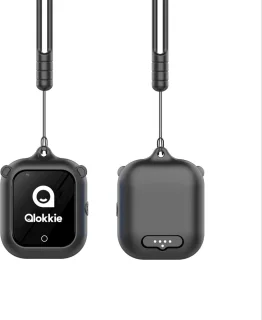 Qlokkie Kiddo GO PLUS GPS Horloge Kinder smartwatch Zwart