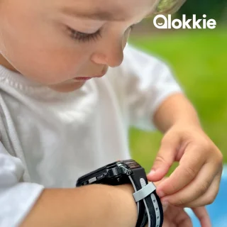 Qlokkie Kiddo GO PLUS GPS Horloge Kinder smartwatch Zwart