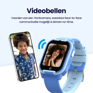 Qlokkie Kiddo Lite GPS horloge blauw