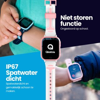 Qlokkie Kiddo Next GPS Horloge Kind Zwart