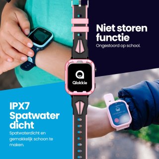 Qlokkie Kiddo Play GPS horloge kind blauw