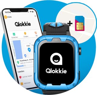 Qlokkie Kiddo Play GPS horloge kind blauw