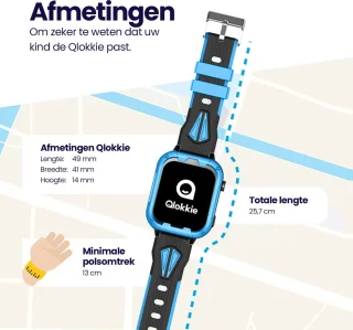Qlokkie Kiddo Play GPS horloge kind roze