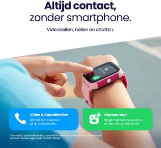 Qlokkie Kiddo Slim 2 Zwart - GPS-horloge