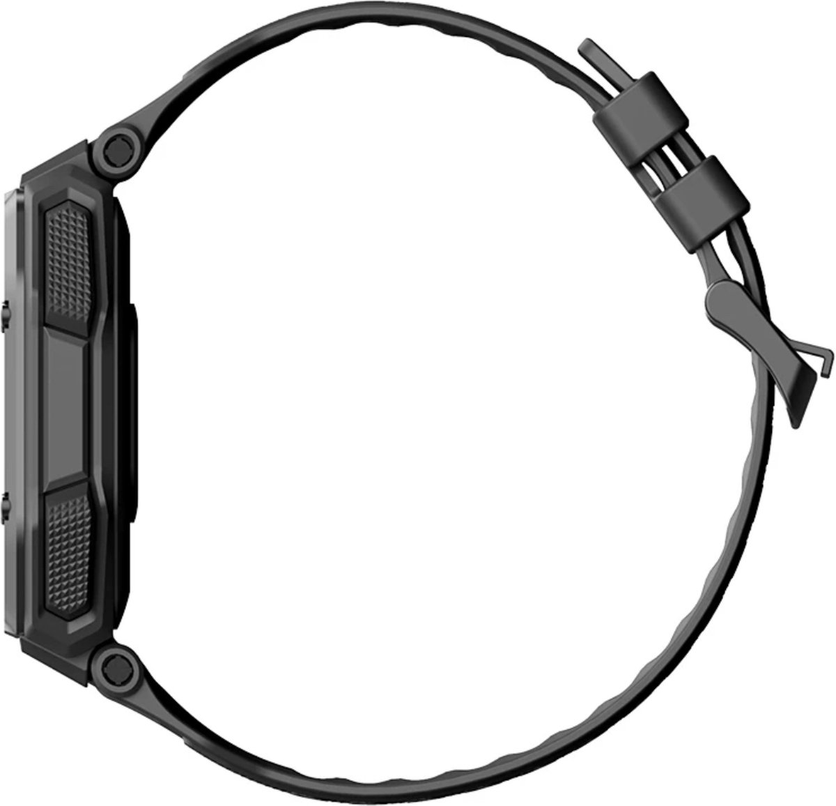 Rankos C16 Smartwatch met zwart siliconen bandje