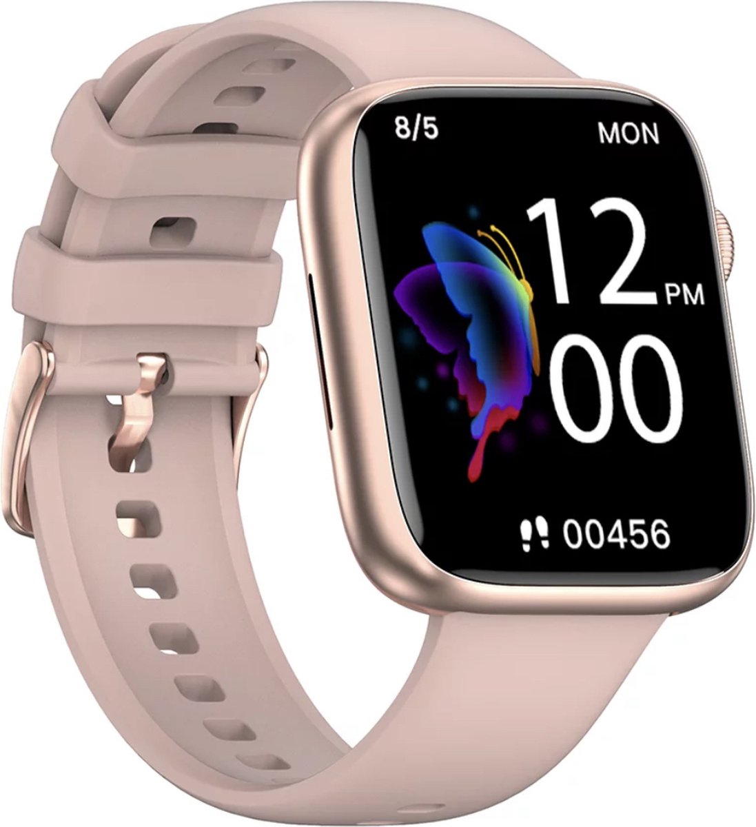 Rankos DT103 Smartwatch Sporthorloge Roze Siliconen Armband