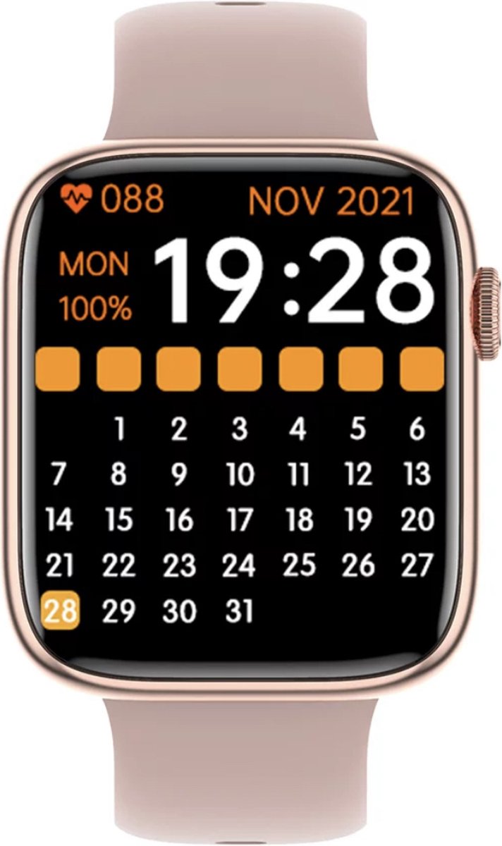 Rankos DT103 Smartwatch Sporthorloge Roze Siliconen Armband